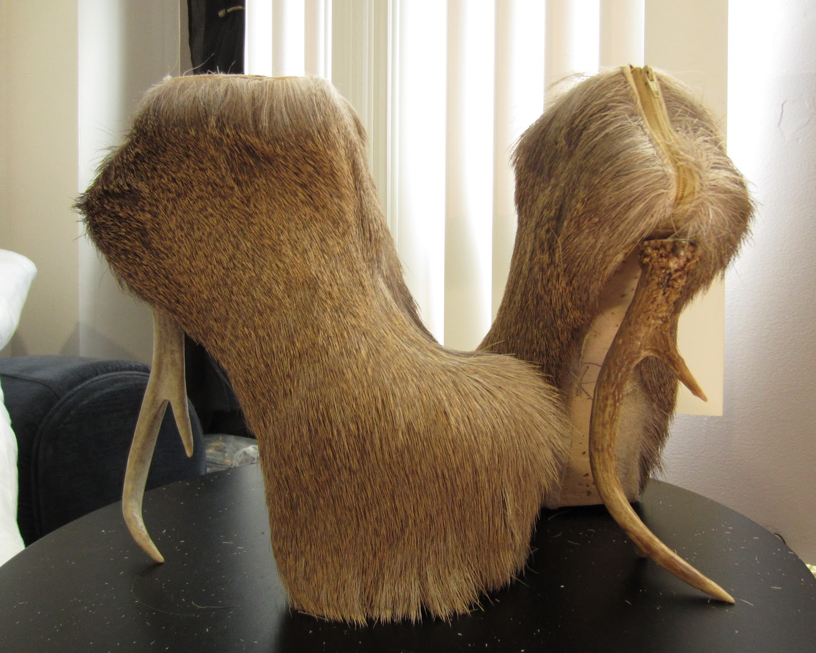 D.J. DeGayner Almost done Deer Fur Boots