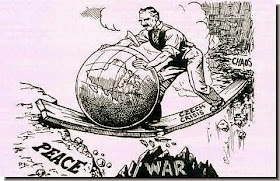 Chamberlain Europe Peace cartoon