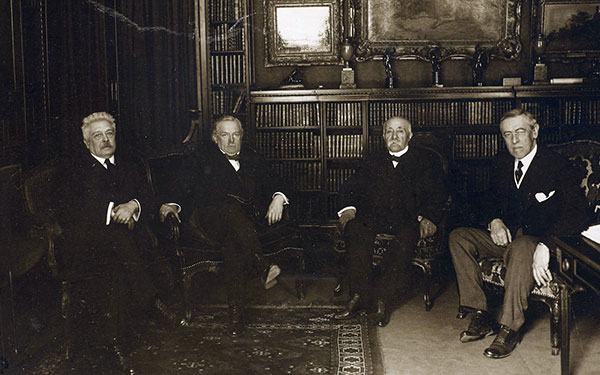 The Big Four at Versailles, 1919