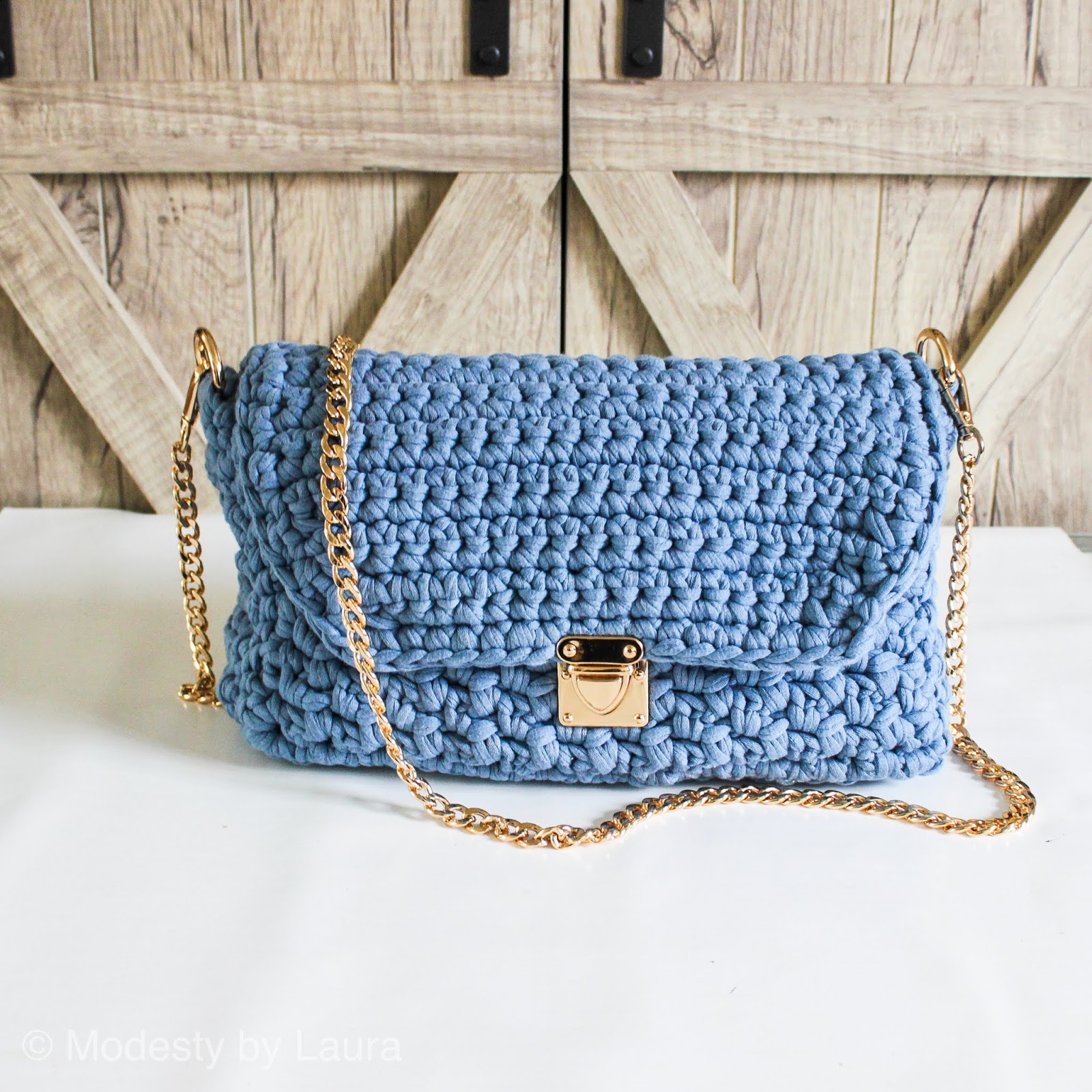 Simple Crochet Tote Bag Tutorial - YouTube