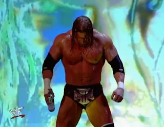 WWF Insurrexion 2002 - Triple H prepares to Face The Undertaker