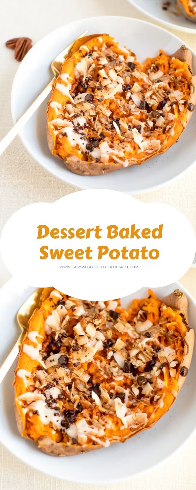 Dessert Baked Sweet Potato