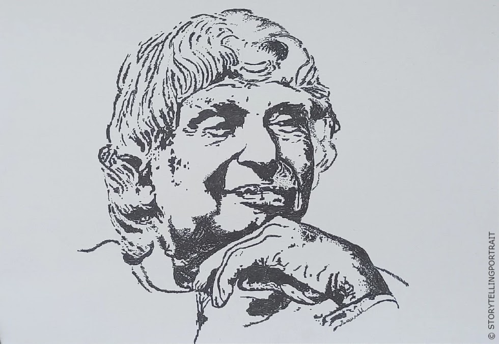 Sketch Dr APJ Abdul Kalam Greeting Card for Sale by ramanandr  Redbubble