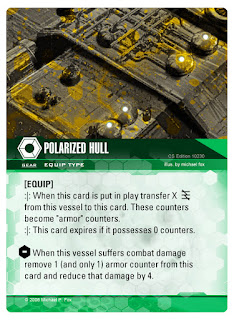Dog Fight: Starship Edition Equip card Polarized Hull