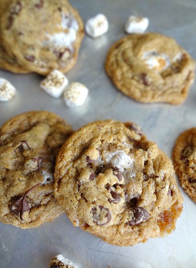 The Cooking Actress Graham Cracker S'mores Cookies
