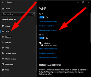 Cara Menghapus Jaringan Wifi Di Laptop Windows 10