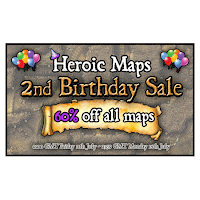 Awesome Good Birthday Deal on Heroic Maps Over at DriveThruRPG.