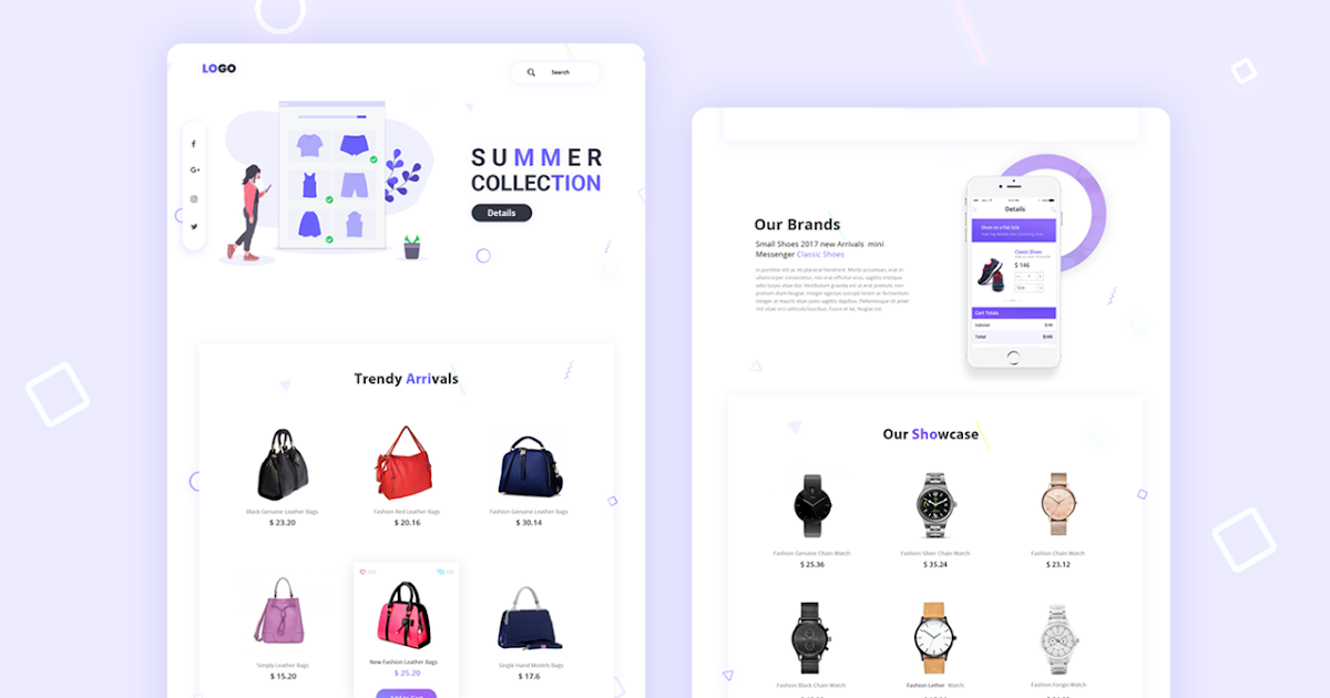 How To Make E-Commerce Shopping Website Using HTML