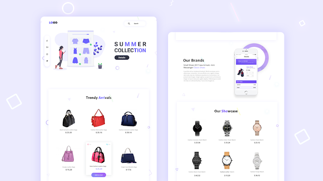 Ecommerce Shopping Website HTML