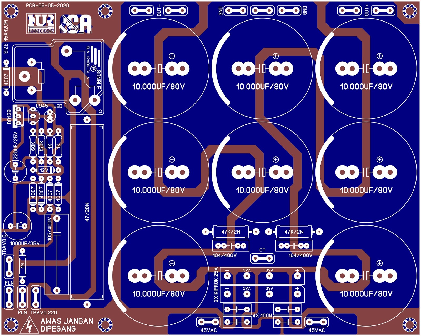 Psu 8 Elco Dan Softstart ~ Nur Pcb Design