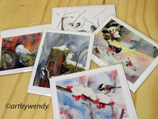 A selection of Art by Wendy Art Cards