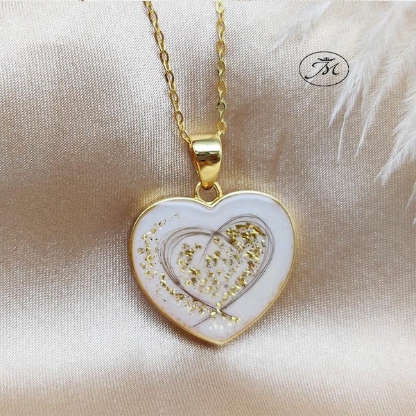 Inside My Heart Necklace, Breastmilk Necklaces