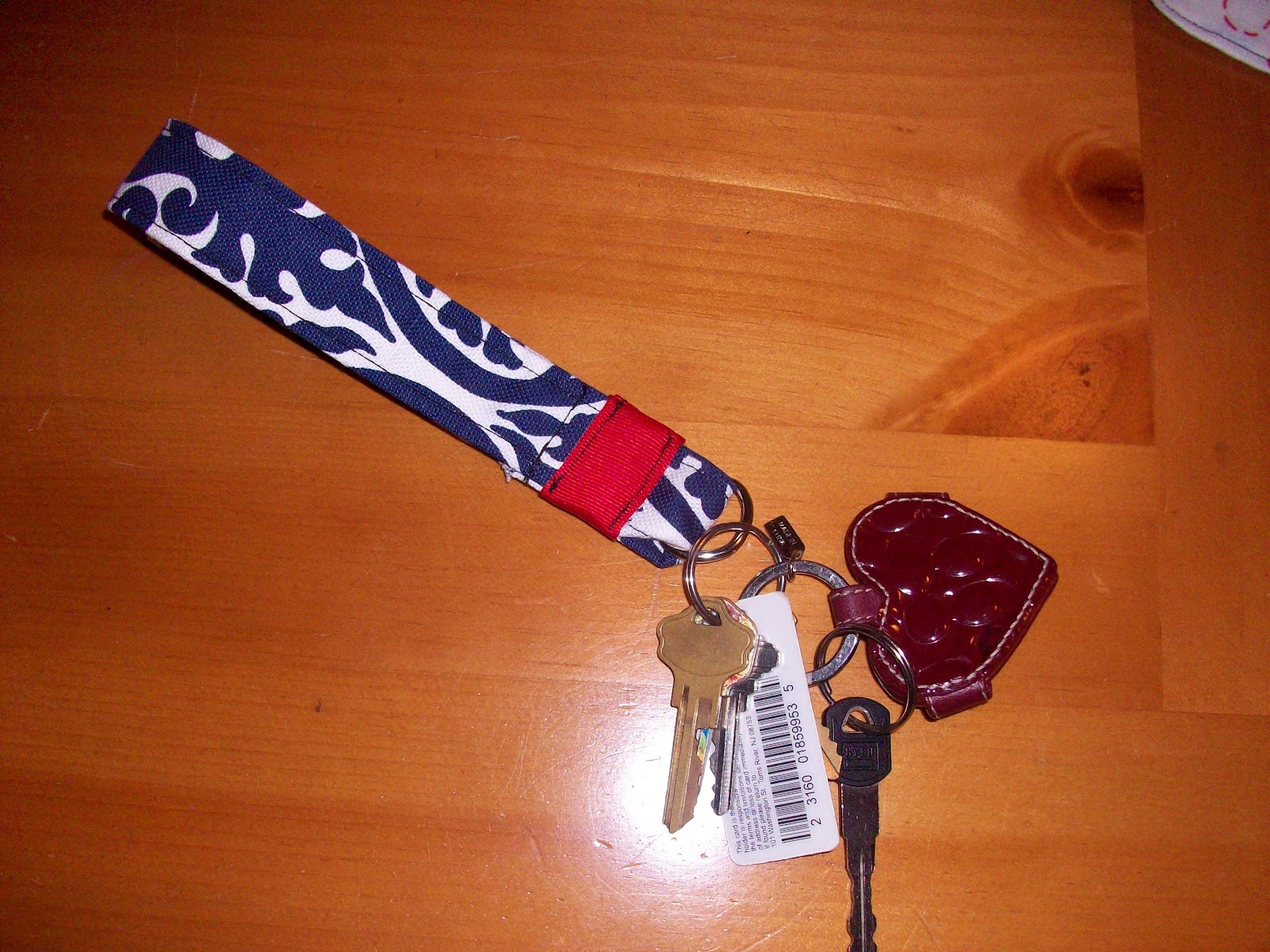 DIY Key chain wristlet