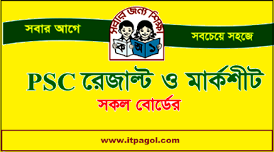 psc exam result 2019 all board