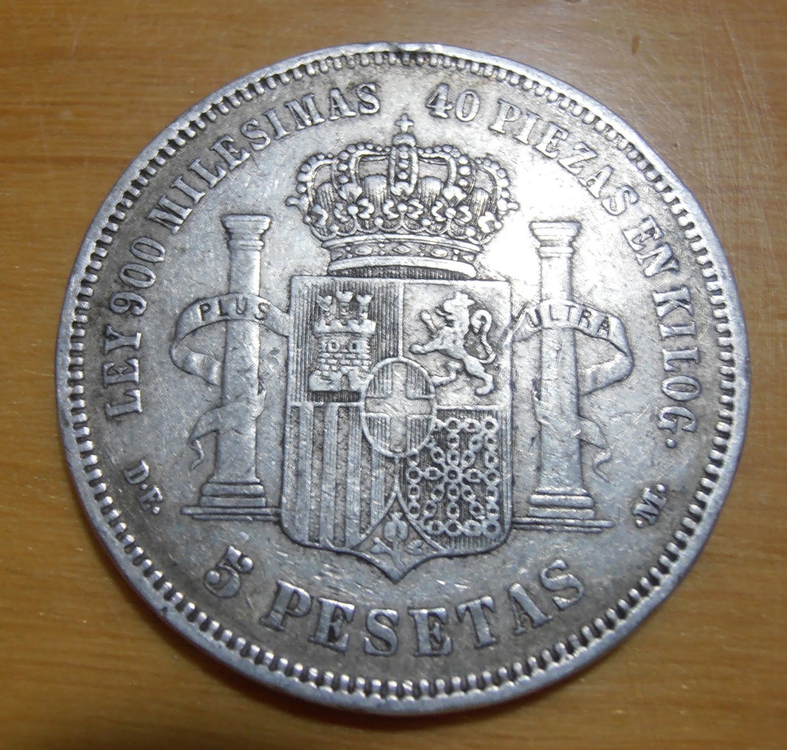 Numismática 5 CDMX Moneda Española de