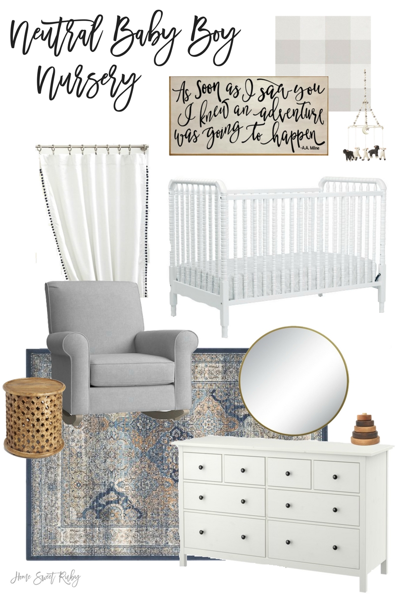 boy nursery color schemes