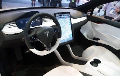 Interior del Model X de Tesla