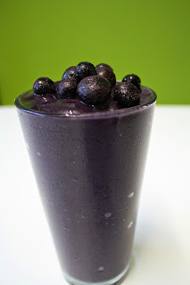 chocolate blueberry smoothies
