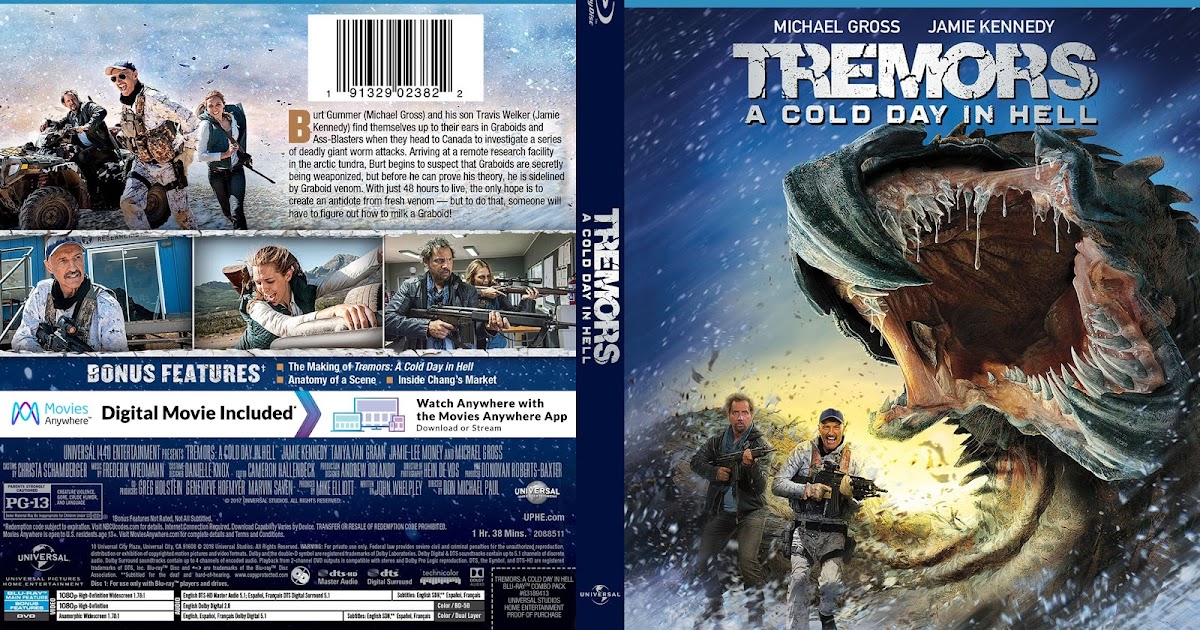 Tremors A Cold Day In Hell Bluray Cover Cover Addict Free Dvd Bluray Covers And Movie Posters