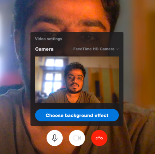 Изменить или размыть фон в видеовызовах Skype