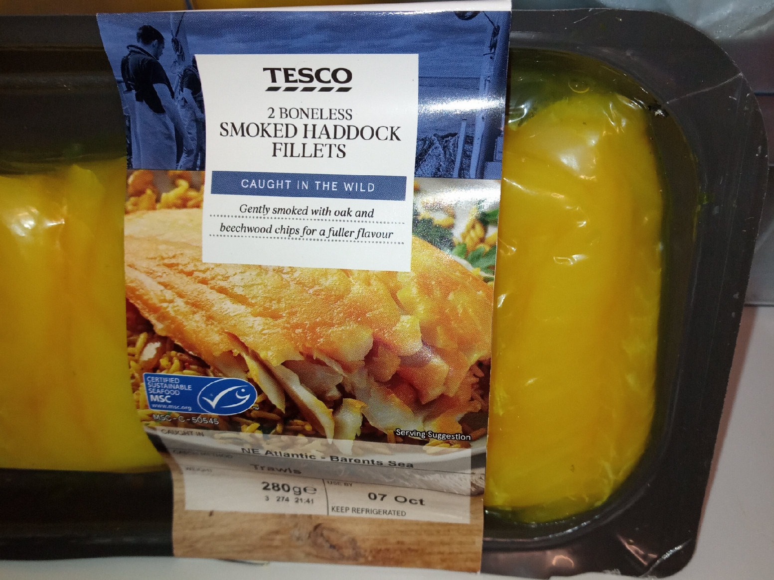 Supersupergirl's Food Reviews [Review] Tesco Boneless Smoked Haddock