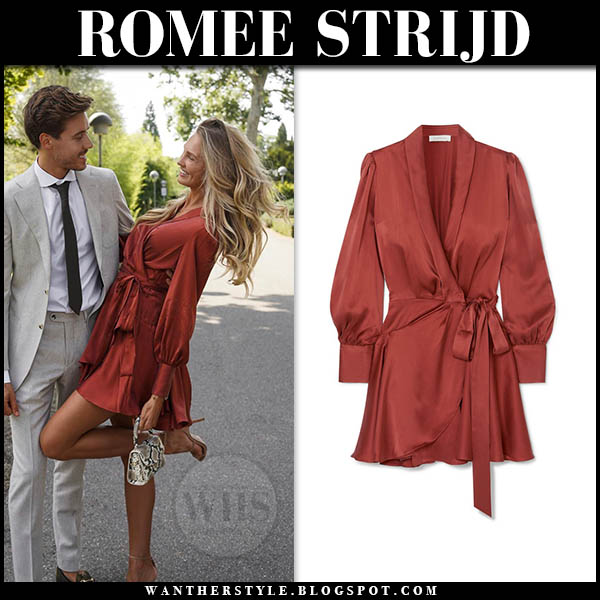 zimmerman wrap short dress