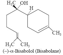 sesquiterpenoid (-)-α-Bisabolol (Bisabolane)