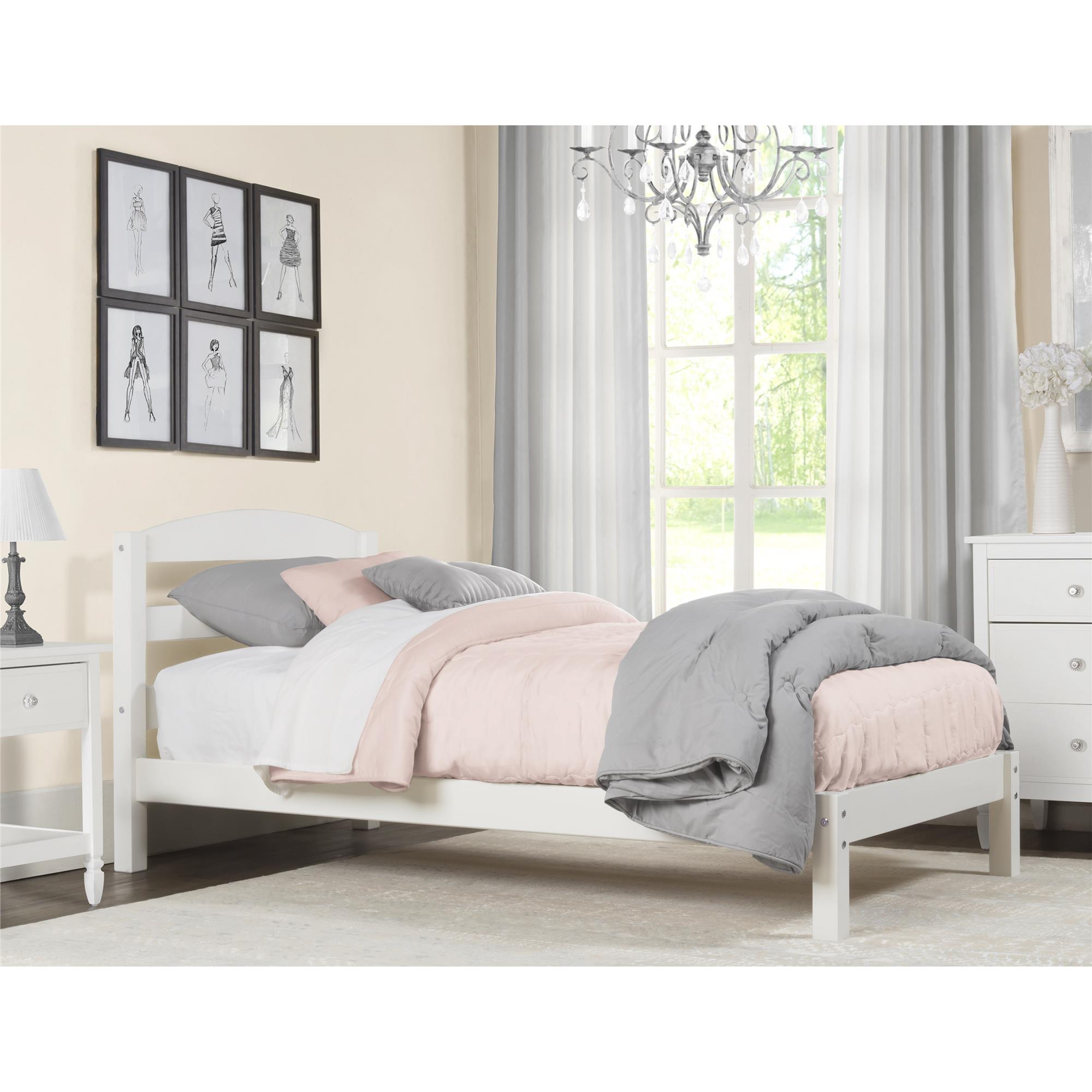 Twin White Bed Frame Table Frame