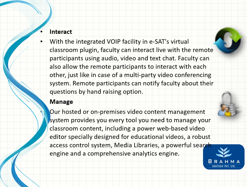 Brahma Edutech Virtual Classroom System: Brahma Edutech Busness Model