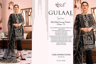 Rinaz Fashion Gulal Vol 3 Pakistani Suits In Wholesale Rate at Diwan fashion Surat 