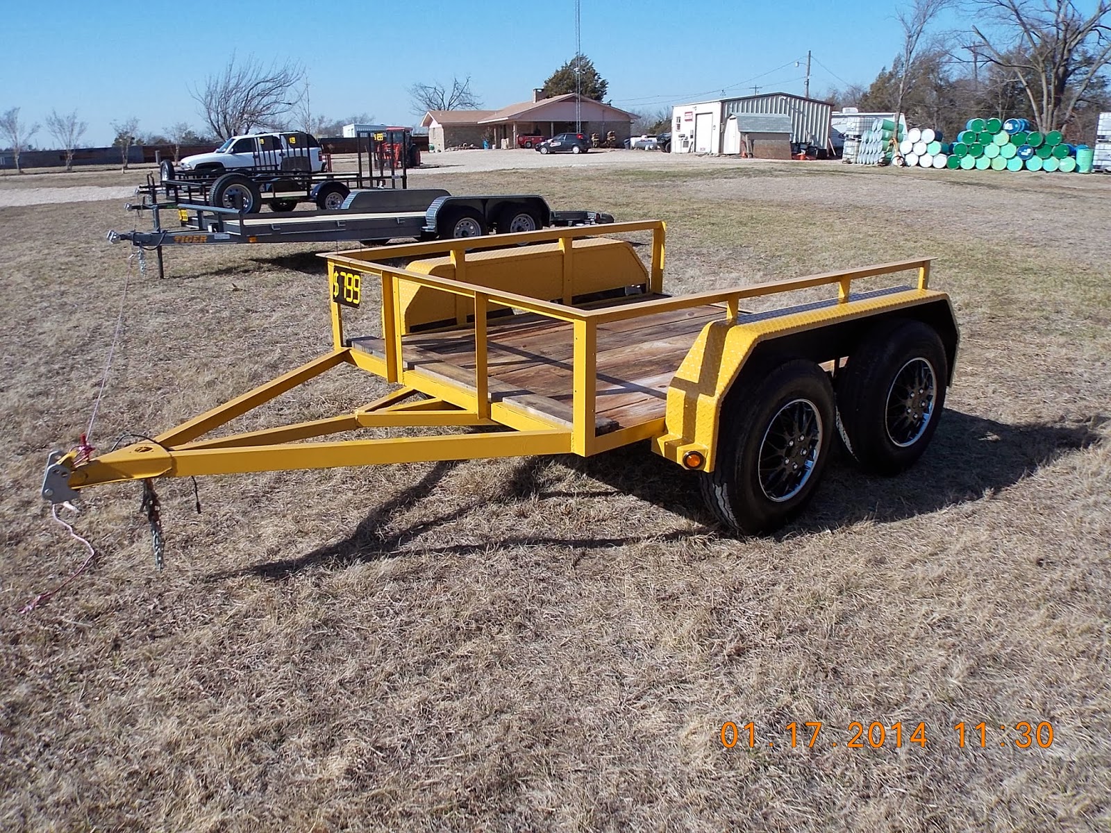 Parking Zone 82 HEAVY DUTY TANDEM AXLE TRAILER 750