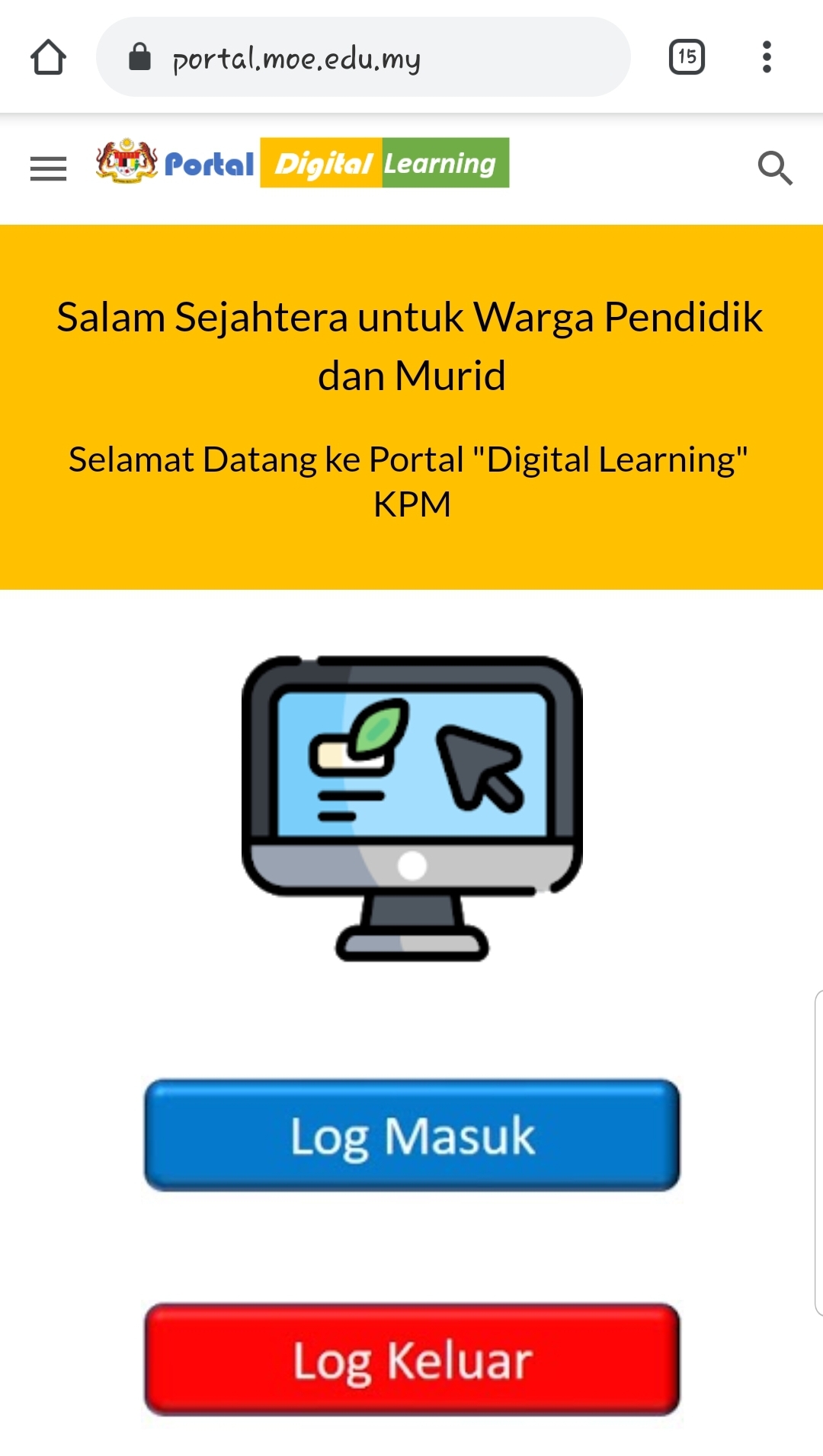 Log Masuk Google Classroom melalui Portal Digital Learning KPM atau DELIMa