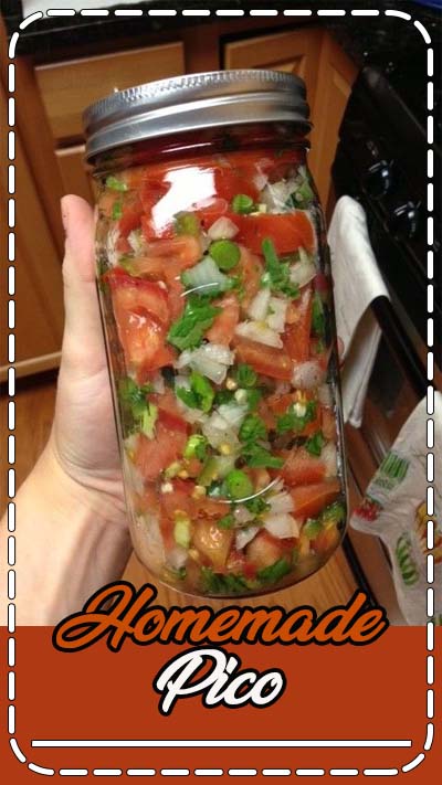 Homemade Pico de Gallo! Perfect with chips, on tacos, in eggs, you name it! Mexican food!