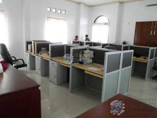 Furniture Meja Partisi Kantor 4 x 2  ( Furniture Semarang )