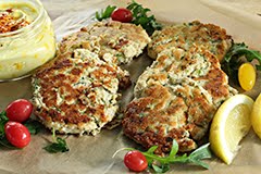 Paleo Salmon Burgers