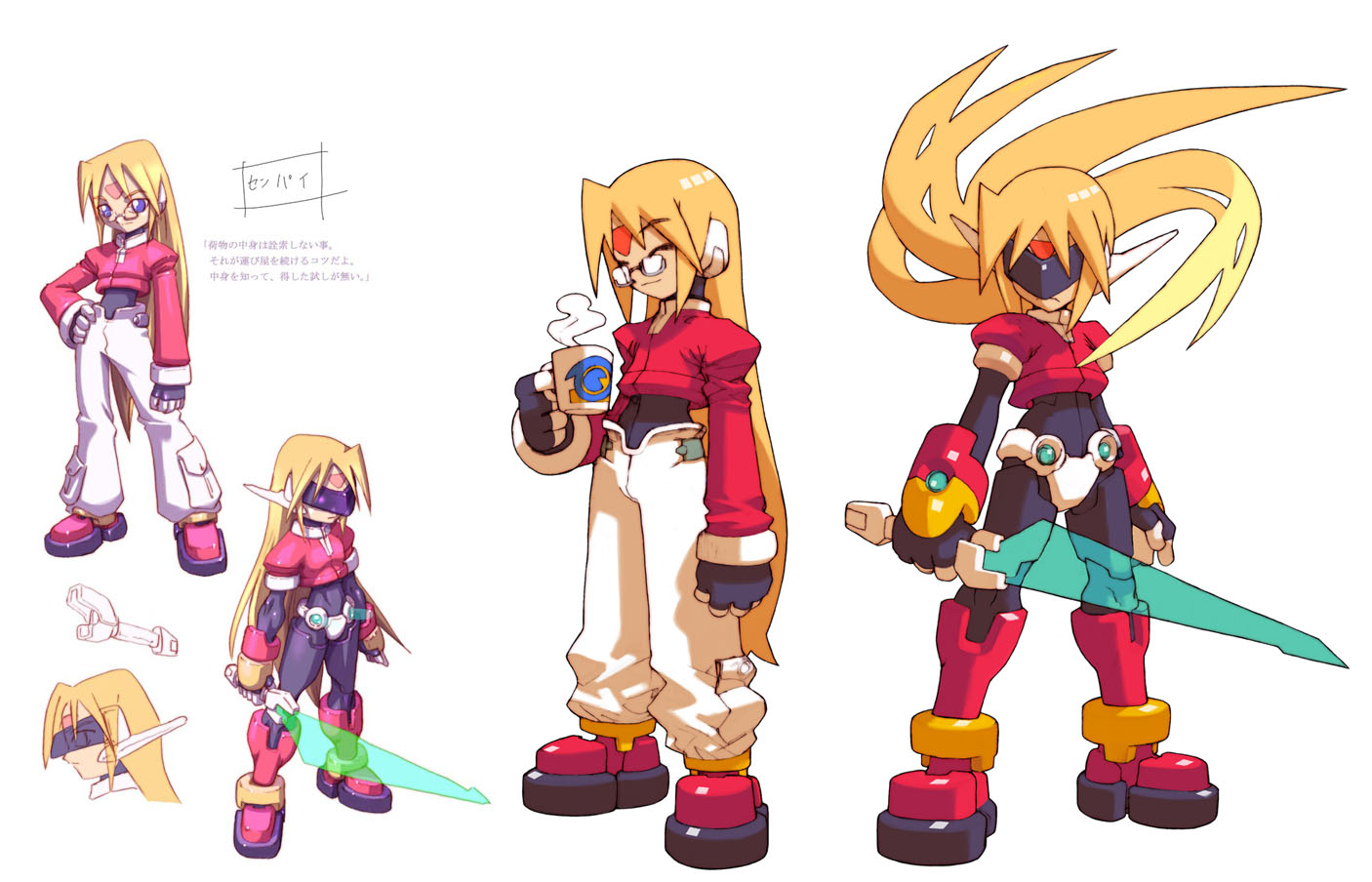 The Making of the Rockman ZX Series Part 4: Character Design.