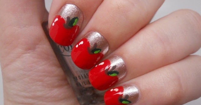 Holy Manicures: Red Apple Nails.