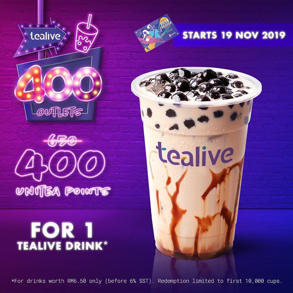 Tealive taman tas