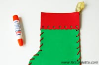 botas navideñas con moldes