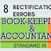Book-Keeping and Accountancy Class 11- Chapter - 8 -Rectification Of Errors