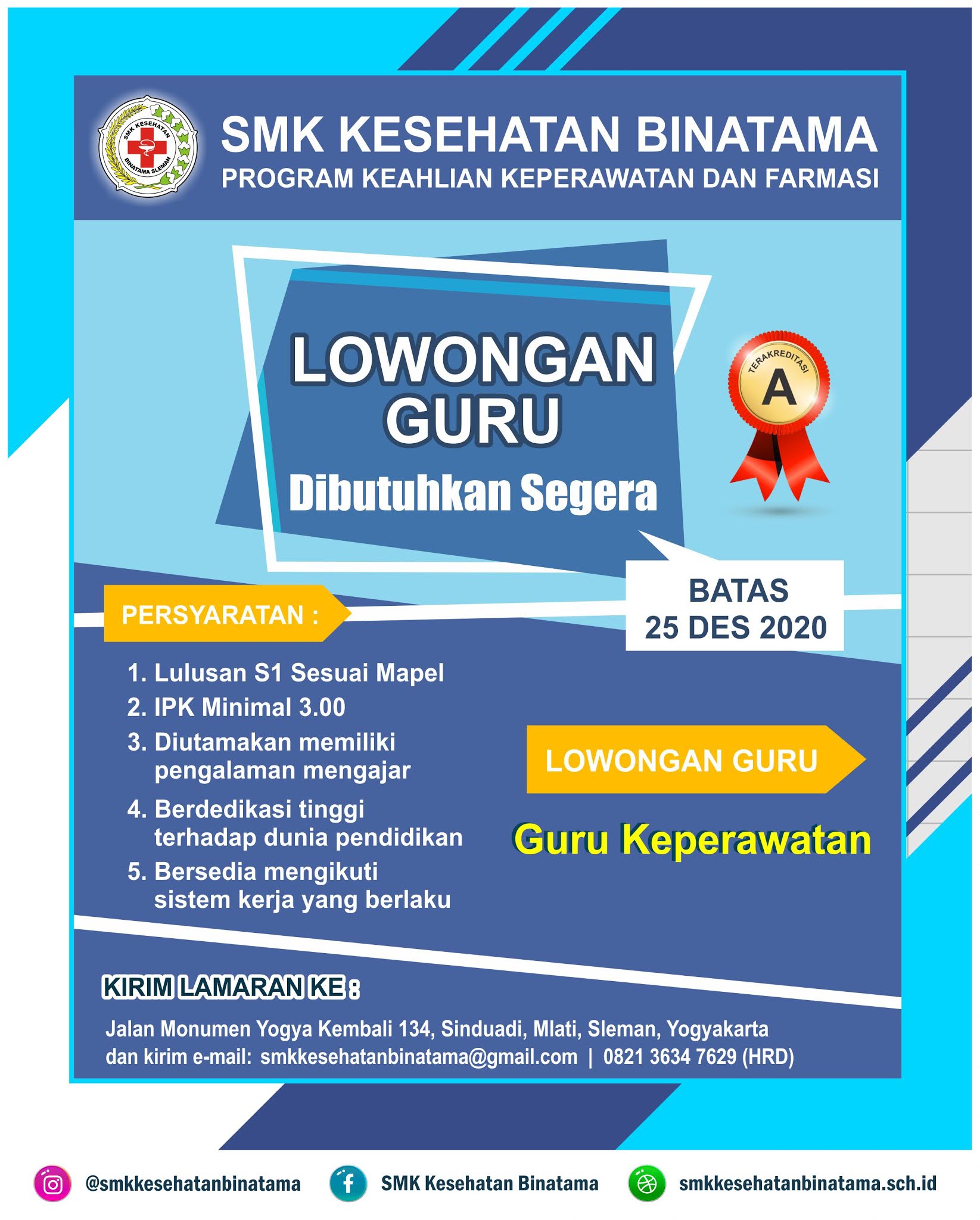 LOker%2BSMK - LOWONGAN GURU KEPERAWATAN