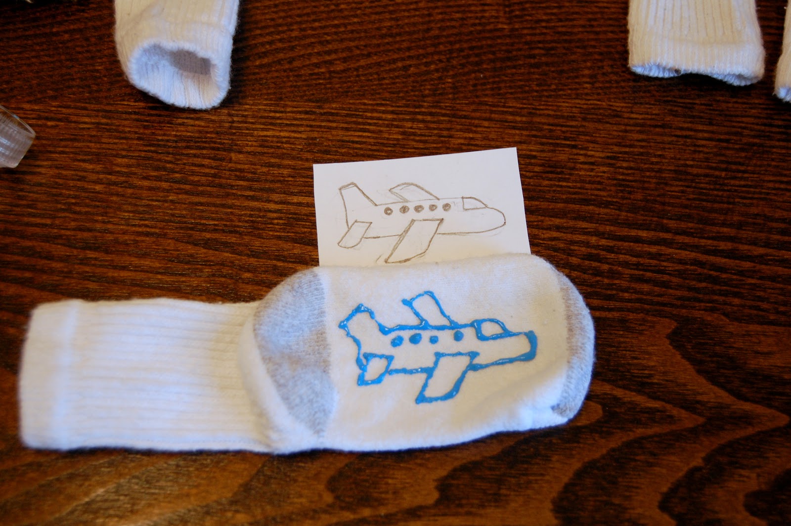 Done is Better than Perfect DIY child gripper socks