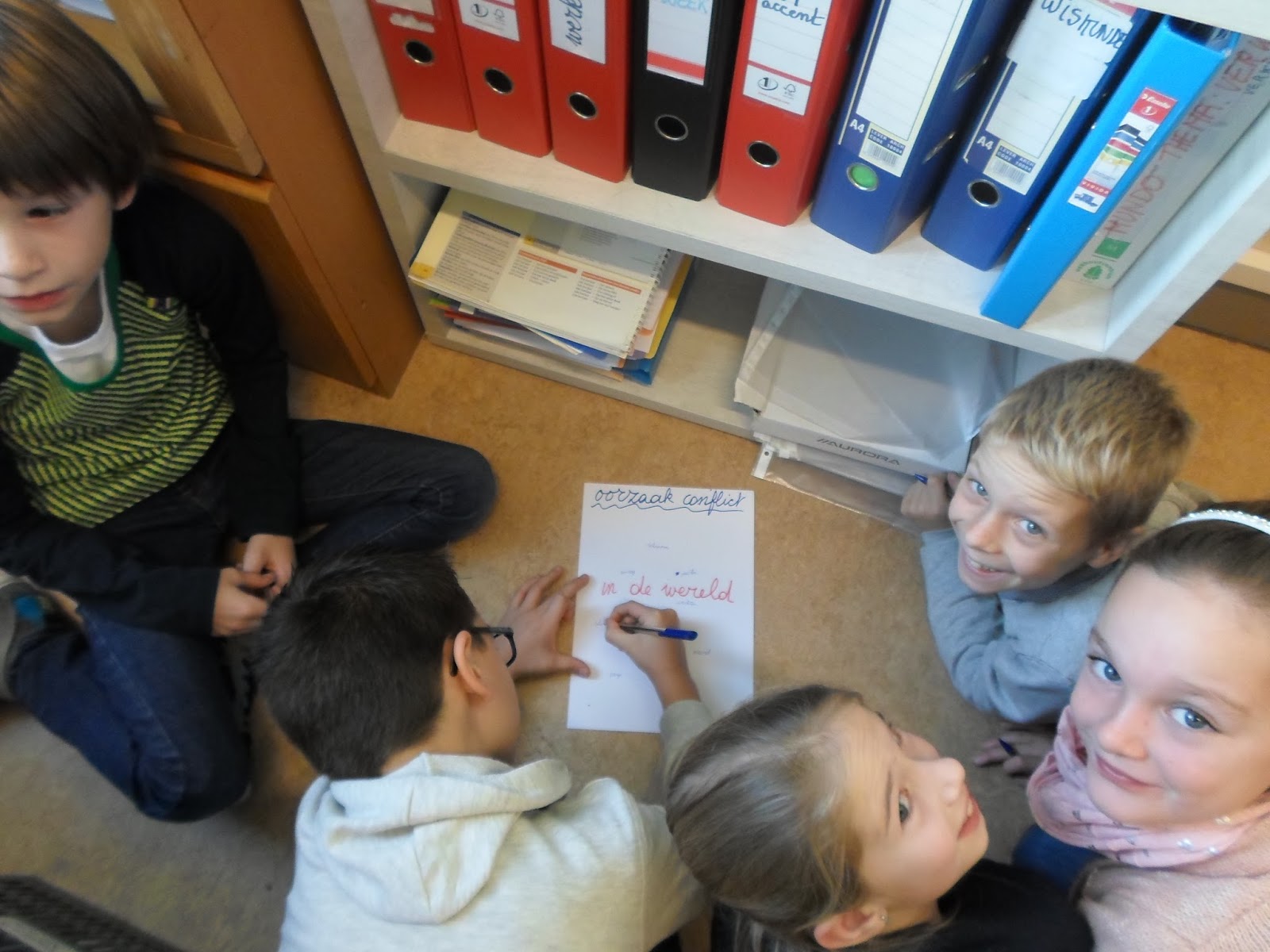 Vierde leerjaar VBS Moorslede: 1 minuut stilte