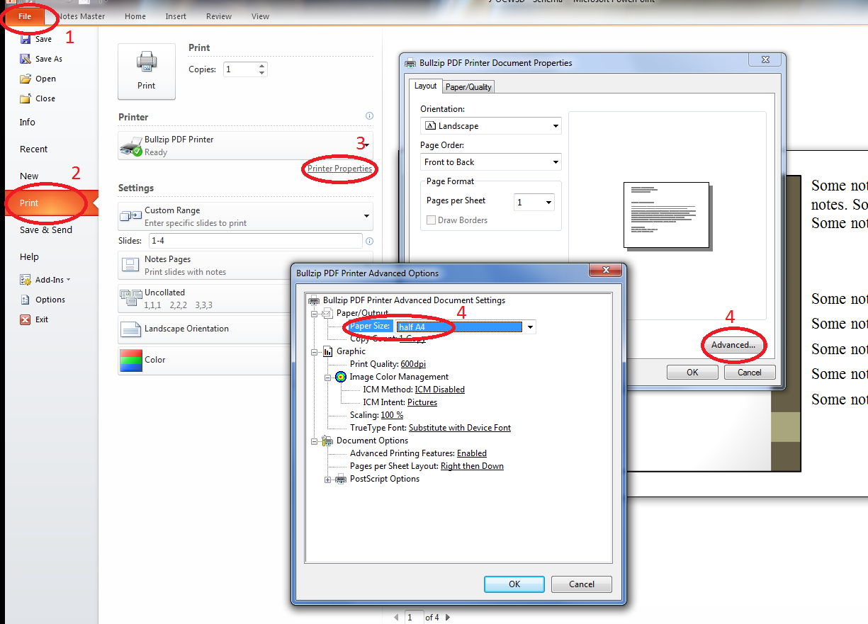Notes on powerpoint presentation pdf picture