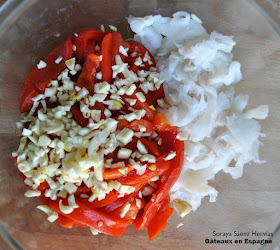 recette salade poivrons grilles morue