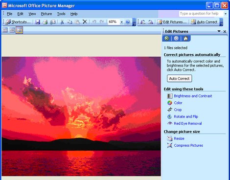 compress image microsoft office picture manager