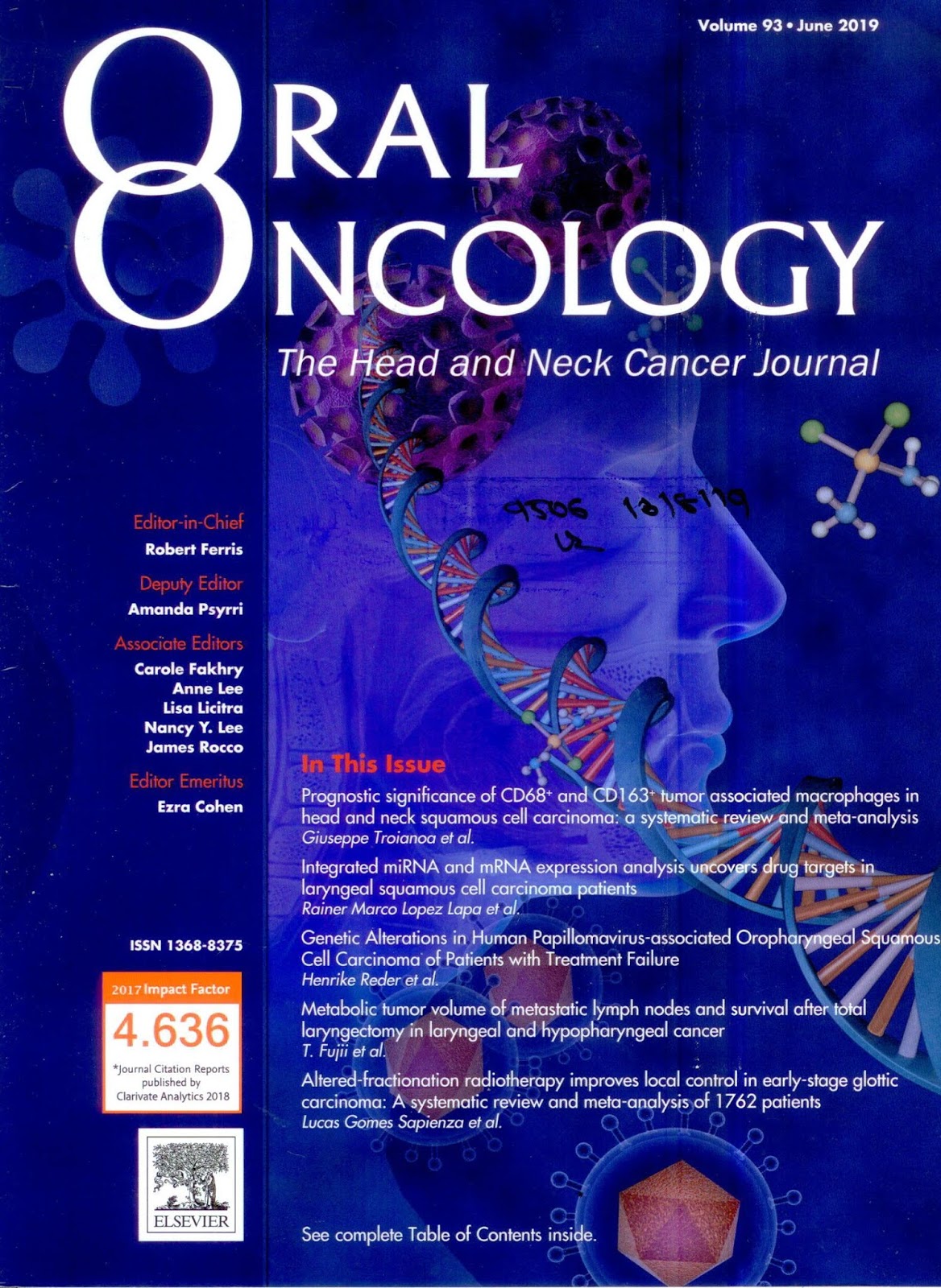 https://www.sciencedirect.com/journal/oral-oncology/vol/93/suppl/C