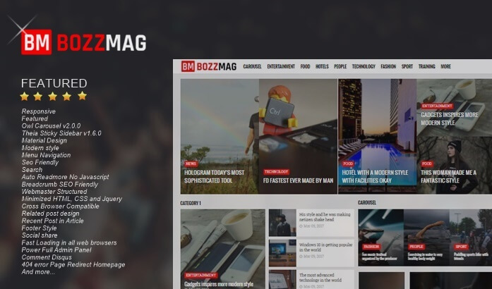 BOZZMAG Responsive Blogger Template BOZZMAG Responsive Blogger Template