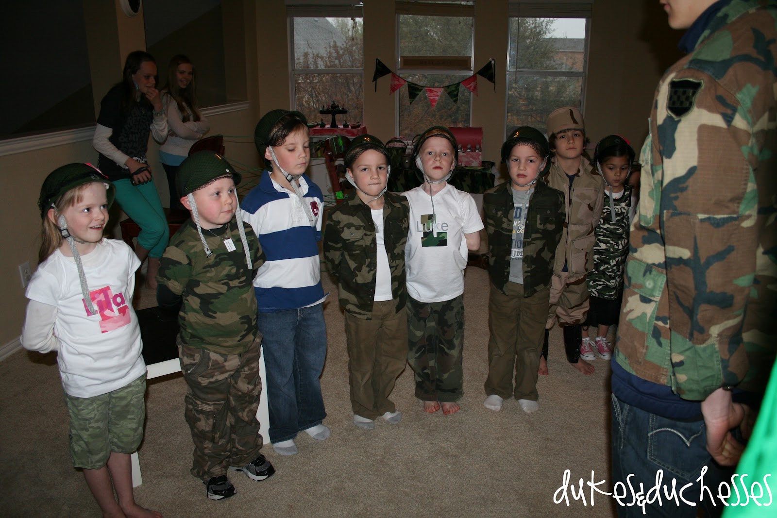 Army / Military Boot Camp Themed Boot Camp Party Idea for Kids