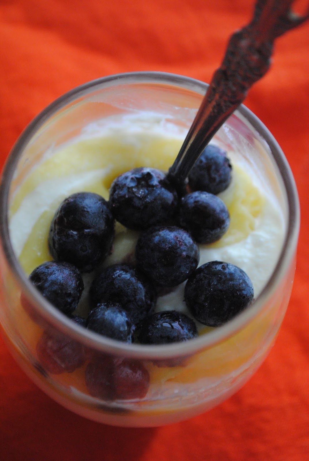 Lori's Lipsmacking Goodness: Meyer Lemon Curd Fool with Blueberries